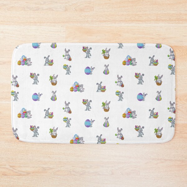 Item preview, Cute Easter Bunnies with Easter Eggs and Baskets designed and sold by silviaol.