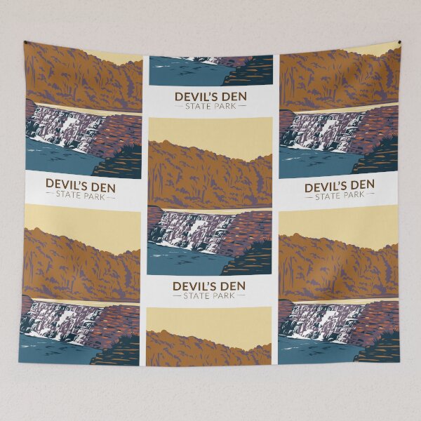 Item preview, Devils Den State Park Arkansas Vintage designed and sold by KrisSidDesigns.
