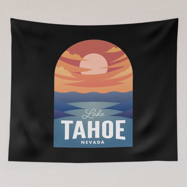 Item preview, Lake Tahoe NV Retro Sunset designed and sold by HalpinDesign.