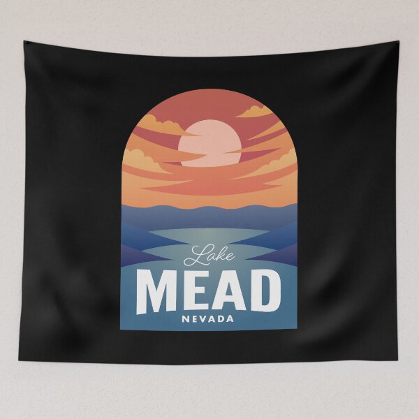 Item preview, Lake Mead NV Retro Sunset designed and sold by HalpinDesign.