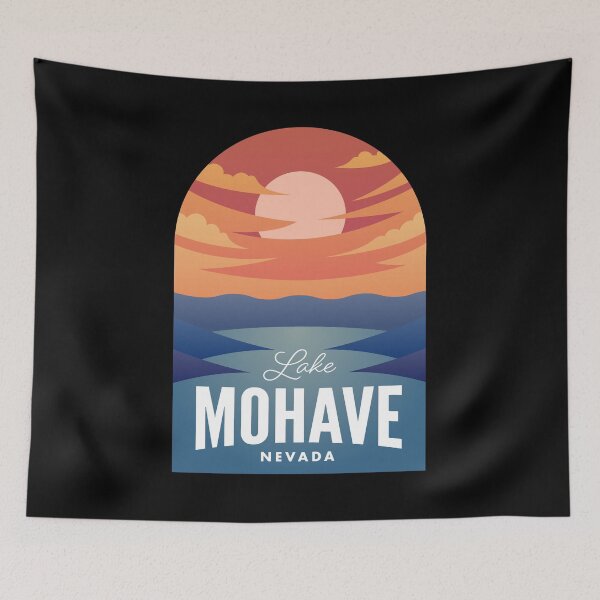 Item preview, Lake Mohave NV Retro Sunset designed and sold by HalpinDesign.