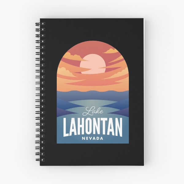 Artikelvorschau, Lake Lahontan NV Retro Sunset entworfen und verkauft von HalpinDesign.