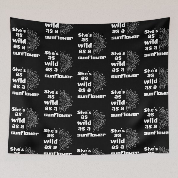 Item preview, She's as Wild as a Sunflower designed and sold by The Nova Prints .