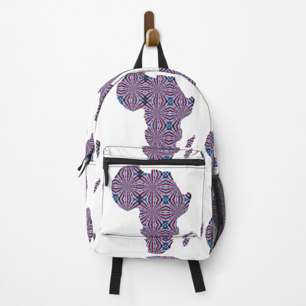 Item preview, African Continent with Ankara Print - Colorful Patterns. designed and sold by NaniniDesigns.