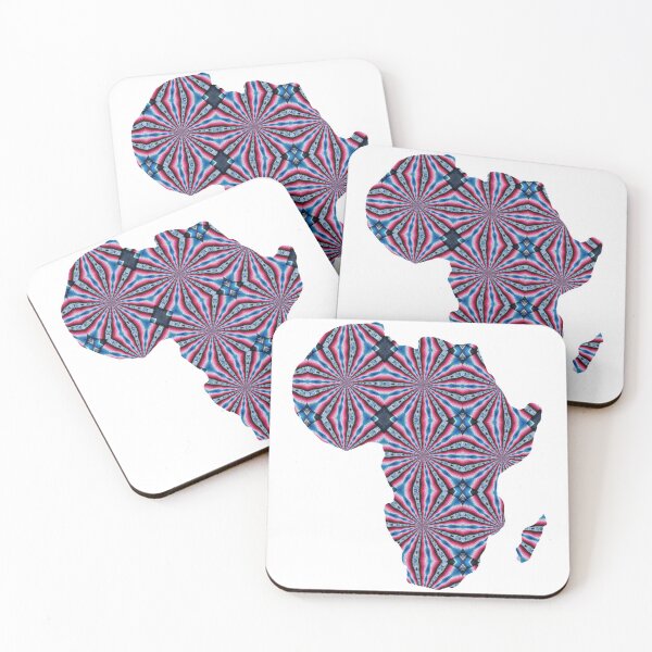 Item preview, African Continent with Ankara Print -  Colorful Patterns. designed and sold by NaniniDesigns.