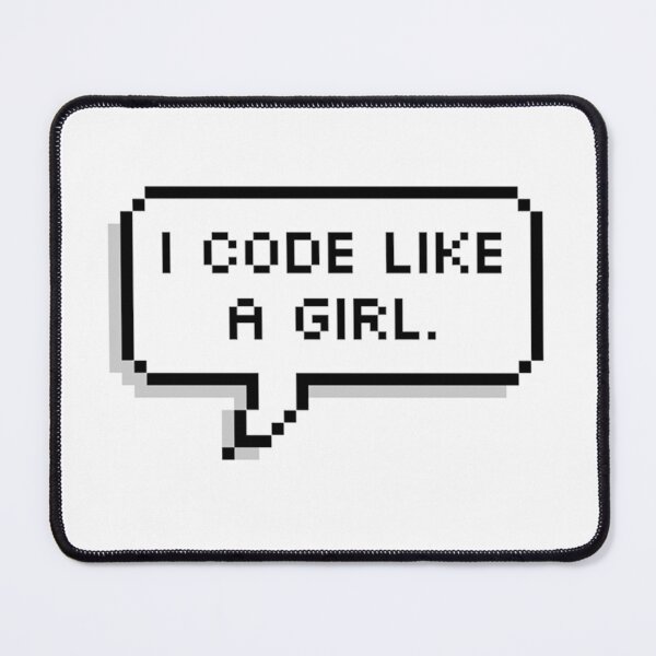Item preview, I CODE LIKE A GIRL. designed and sold by MadEDesigns.