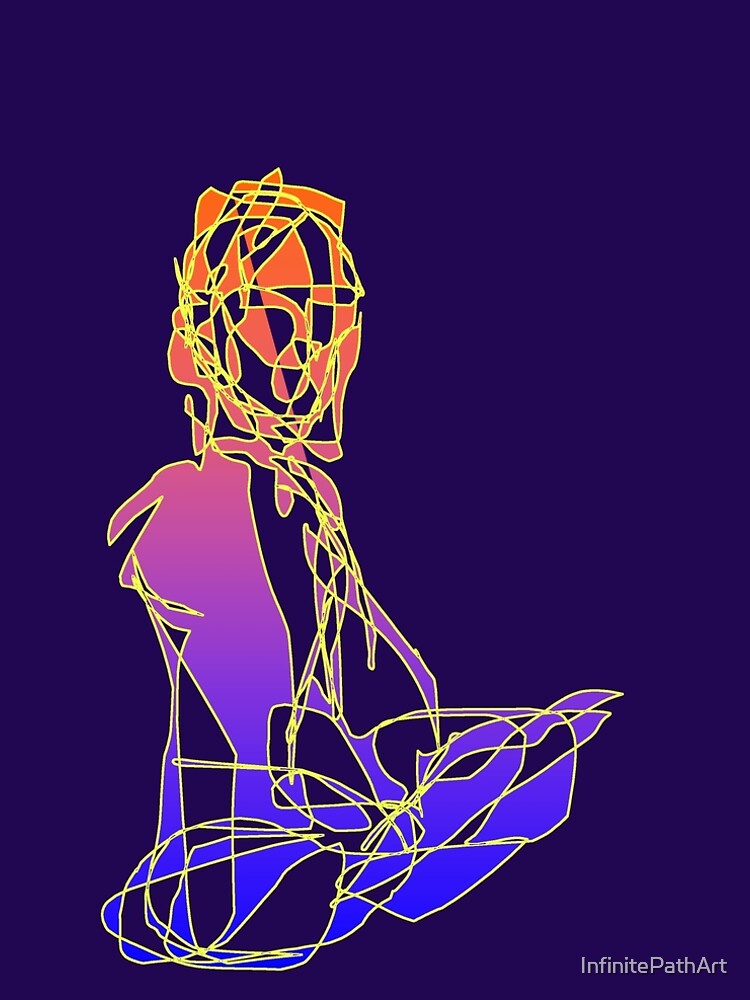 Aperçu 5 sur 5. Robe trapèze avec l'œuvre 17 créée et vendue par InfinitePathArt.