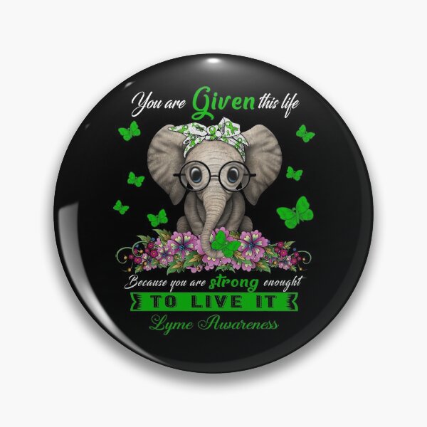 Item preview, Lyme Warrior Cute Elephant Lover Gifts designed and sold by Adropine.