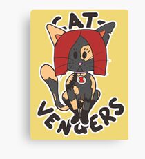 Cat Widow Canvas Print