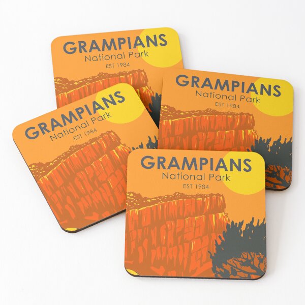 Item preview, Grampians National Park Australia Vintage designed and sold by KrisSidDesigns.