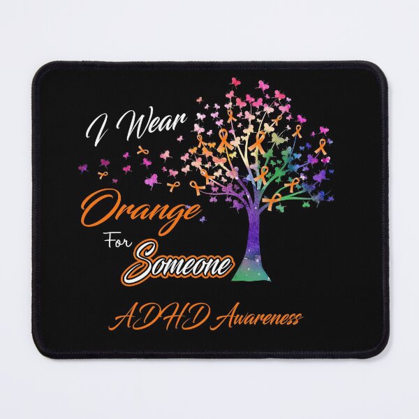 Item preview, Ribbon Tree I Wear Orange For Someone ADHD Awareness designed and sold by Tadmab.