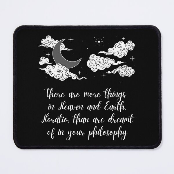 Aperçu de l'œuvre Citation de Shakespeare de Hamlet - Il y a plus de choses dans le ciel et la terre, Horatio, que ce dont on rêve dans votre philosophie créée et vendue par violet-hope.