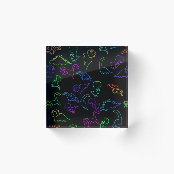 Item preview, Rainbow dinosaurs  designed and sold by Wally Groves.