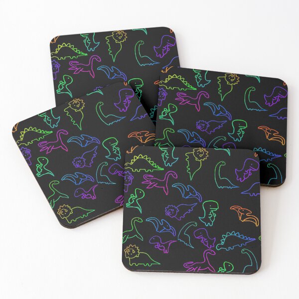 Item preview, Rainbow dinosaurs  designed and sold by Wally Groves.