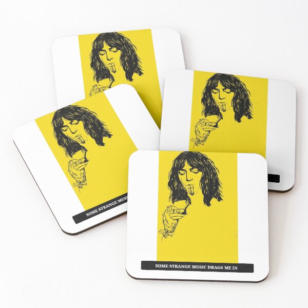 Item preview, Patti Smith - Strange Music - yellow v3 designed and sold by André da Silva.