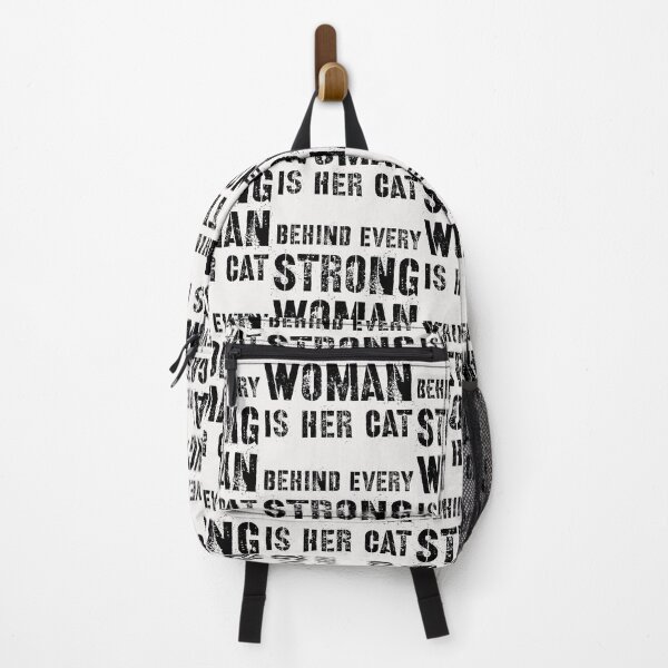 Item preview, Behind Every Strong Woman Is Her Cat designed and sold by Style2Vie.
