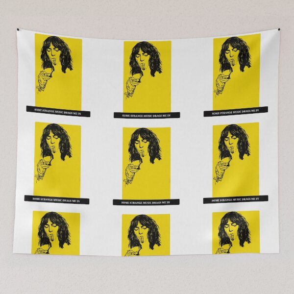Item preview, Patti Smith - Strange Music - yellow v3 designed and sold by André da Silva.