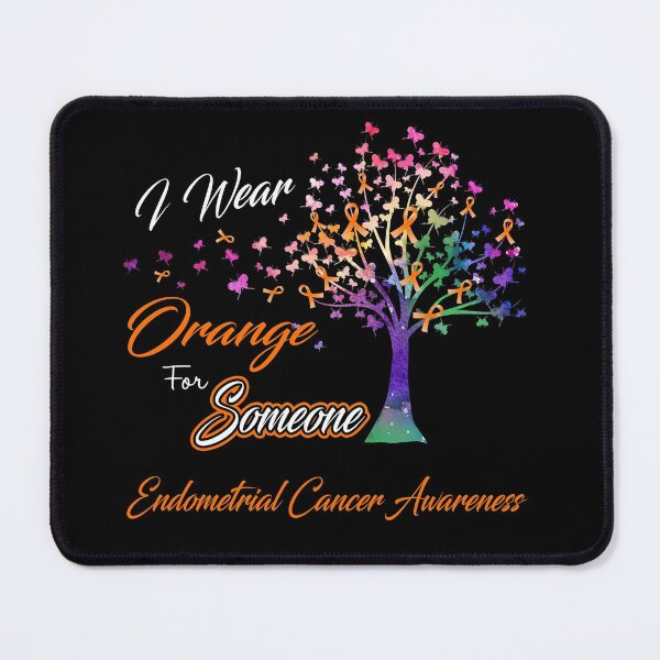 Item preview, Ribbon Tree I Wear Orange For Someone Endometrial Cancer Awareness designed and sold by Tadmab.