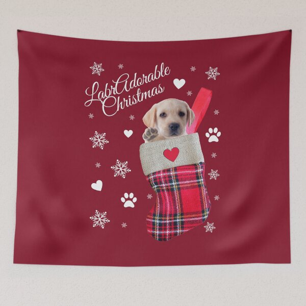 Item preview, Labradorable Christmas Maroon designed and sold by trendingatees.