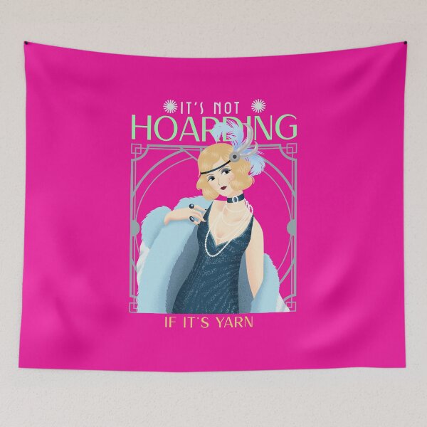 Item preview, IT'S NOT HOARDING IF IT'S YARN T-SHIRT designed and sold by BestCoolStuff.