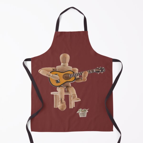 Item preview, Wooden mannequin, playing guitar, music, for lovers, sitting designed and sold by DIMATLOVER.