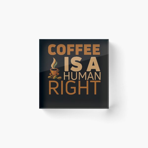 Item preview, coffee is a human right Classic T-Shirt designed and sold by NIKENchop.