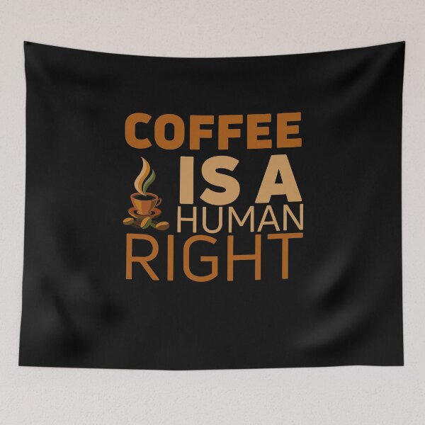 Item preview, coffee is a human right Classic T-Shirt designed and sold by NIKENchop.