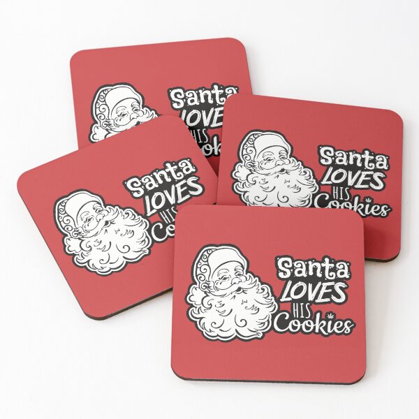 Item preview, Stoned Santa-Santa loves his cookies-Funny Stoner Christmas  designed and sold by YomeHayin.