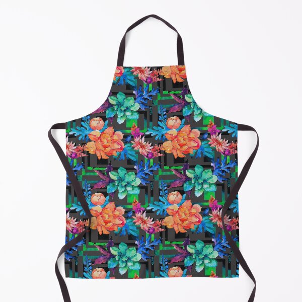 Item preview, Watercolour cactus & succulents trendy pattern designed and sold by cutecrazytshirt.