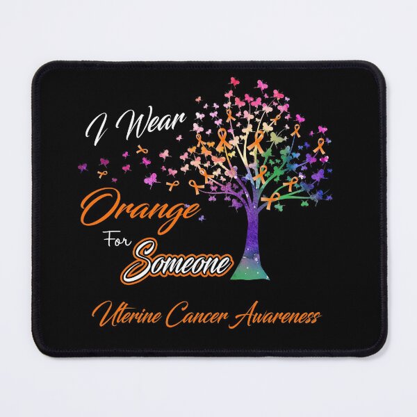 Item preview, Ribbon Tree I Wear Orange For Someone Uterine Cancer Awareness designed and sold by Tadmab.