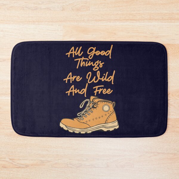 Item preview, All Good Things Are Wild And Free! Dark Blue designed and sold by Cumbria Guru.