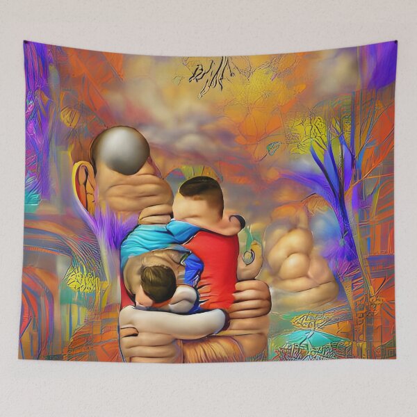 Item preview, Father's hug designed and sold by TheTiredMother.