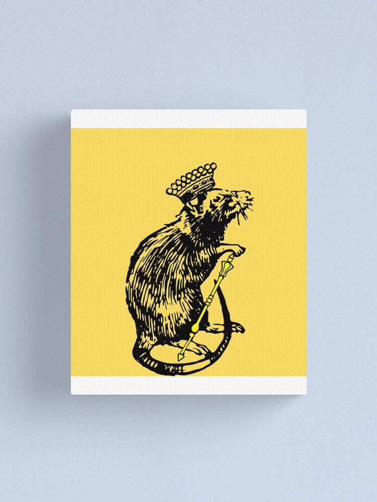 Rat King Wall Art Print // Cute Royal Lord of the Rats & Mice 