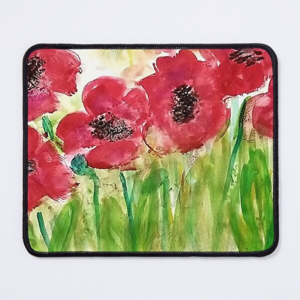 Item preview, Pretty Red Flowers Accent Pieces  designed and sold by Rose813.