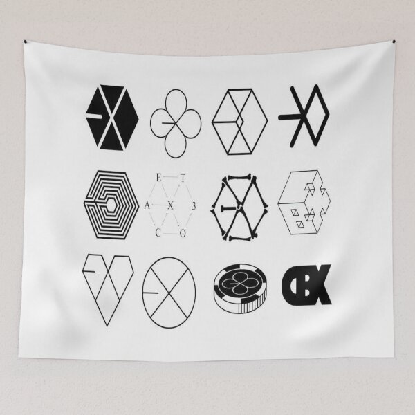 Item preview, EXO logos designed and sold by BtsArmy02.