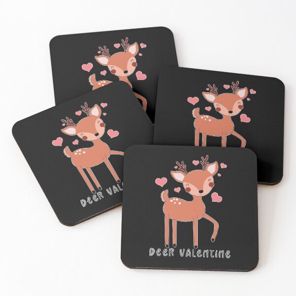 Item preview, Deer Valentine Heart Love Animal designed and sold by Cedarrue.