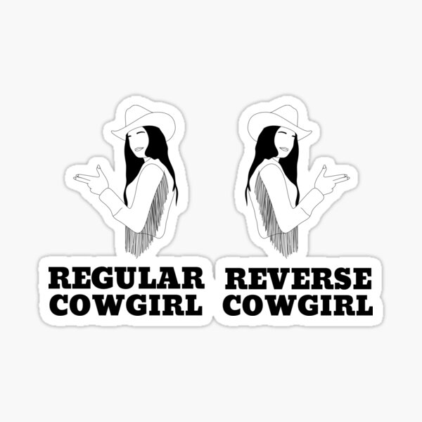 Reverse Cowgirl Sticker By Adelferhat Redbubble