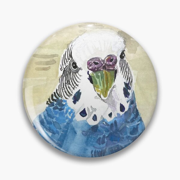 Item preview, Digger the Budgie designed and sold by jenesaiscluck.