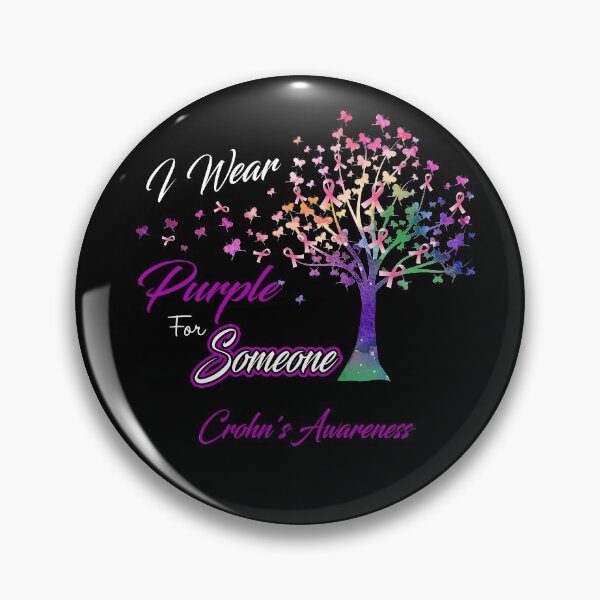 Item preview, Ribbon Tree I Wear Purple For Someone Crohn's Awareness designed and sold by Tadmab.