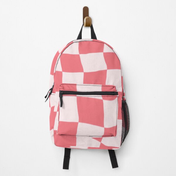 Item preview, Peach Distorted Checkers designed and sold by madisonrehagen.