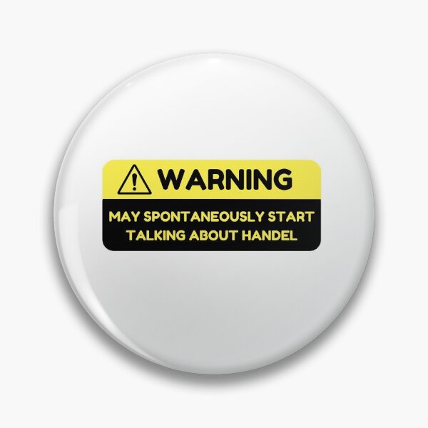 Item preview, Warning: May Spontaneously Start Talking about Handel  designed and sold by choceclairs.