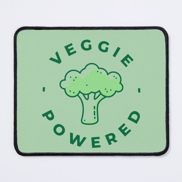 Item preview, Veggie Powered Vegan Broccoli Superfood Green Energy Vegetable  designed and sold by MasterArtsman.