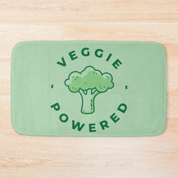 Item preview, Veggie Powered Vegan Broccoli Superfood Green Energy Vegetable  designed and sold by MasterArtsman.