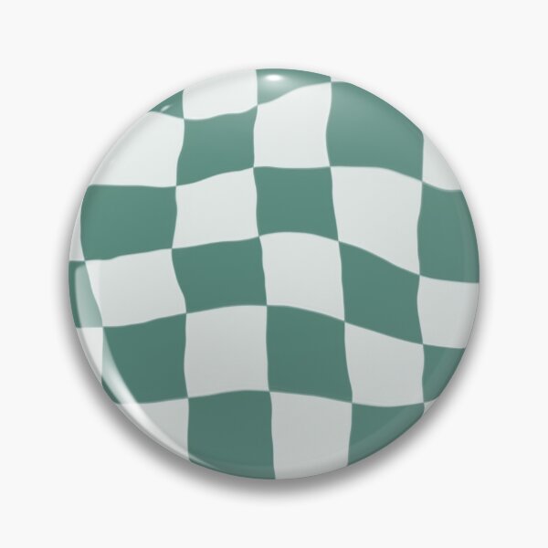 Item preview, Teal Distorted Checkers designed and sold by madisonrehagen.