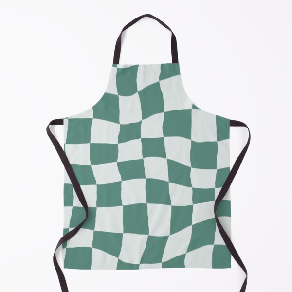 Item preview, Teal Distorted Checkers designed and sold by madisonrehagen.