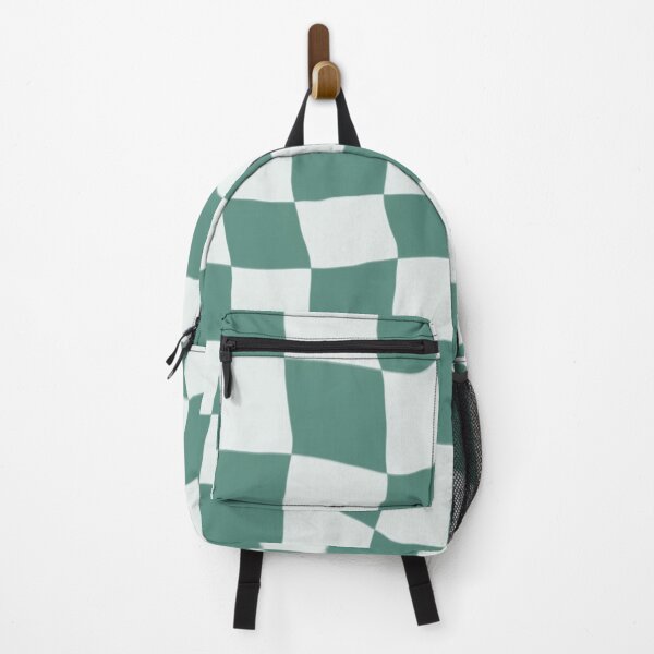 Item preview, Teal Distorted Checkers designed and sold by madisonrehagen.