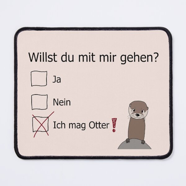 Item preview, Do you want to go with me? - I like otters designed and sold by OtherOtterShop.