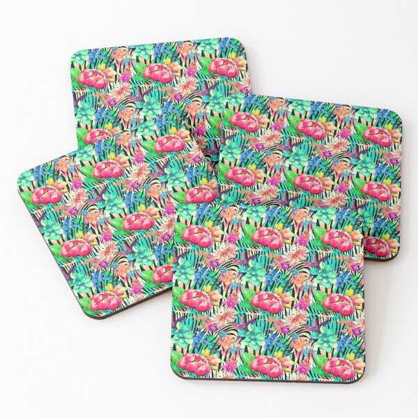 Item preview, Watercolor cacti & succulents bright,vibrant pattern designed and sold by cutecrazytshirt.