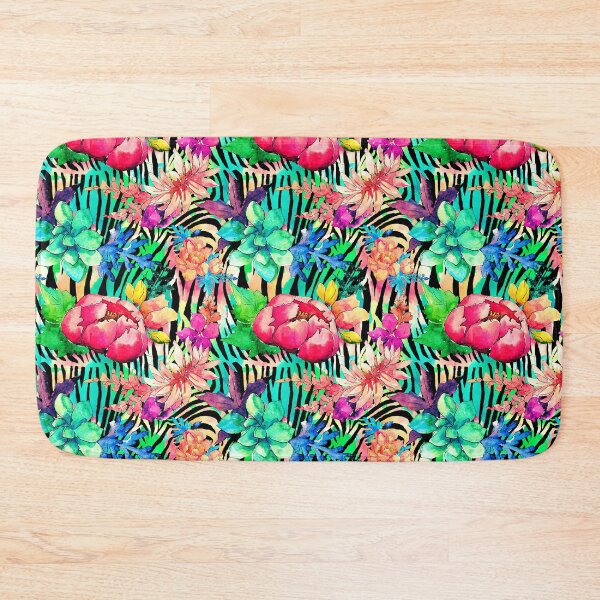 Item preview, Watercolor cacti & succulents bright,vibrant pattern designed and sold by cutecrazytshirt.