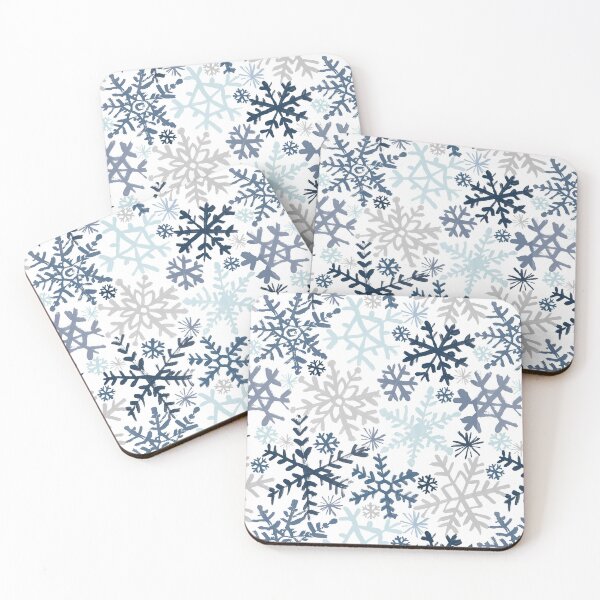 Item preview, Painted Snowflakes - Blue designed and sold by nickneuman101.